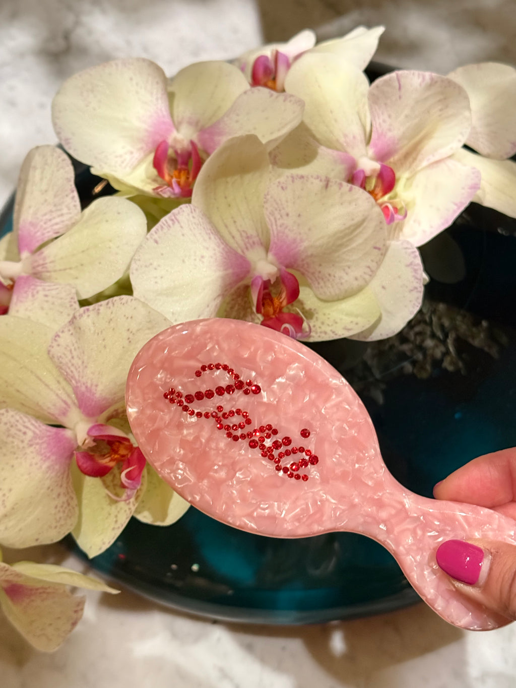 Crystal Mini Hair Brush