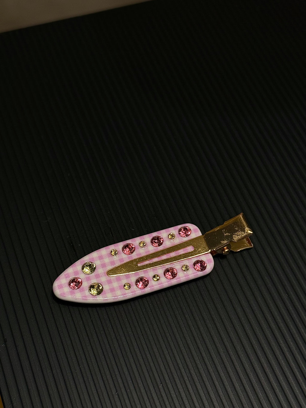 Plaid Flat Barrette