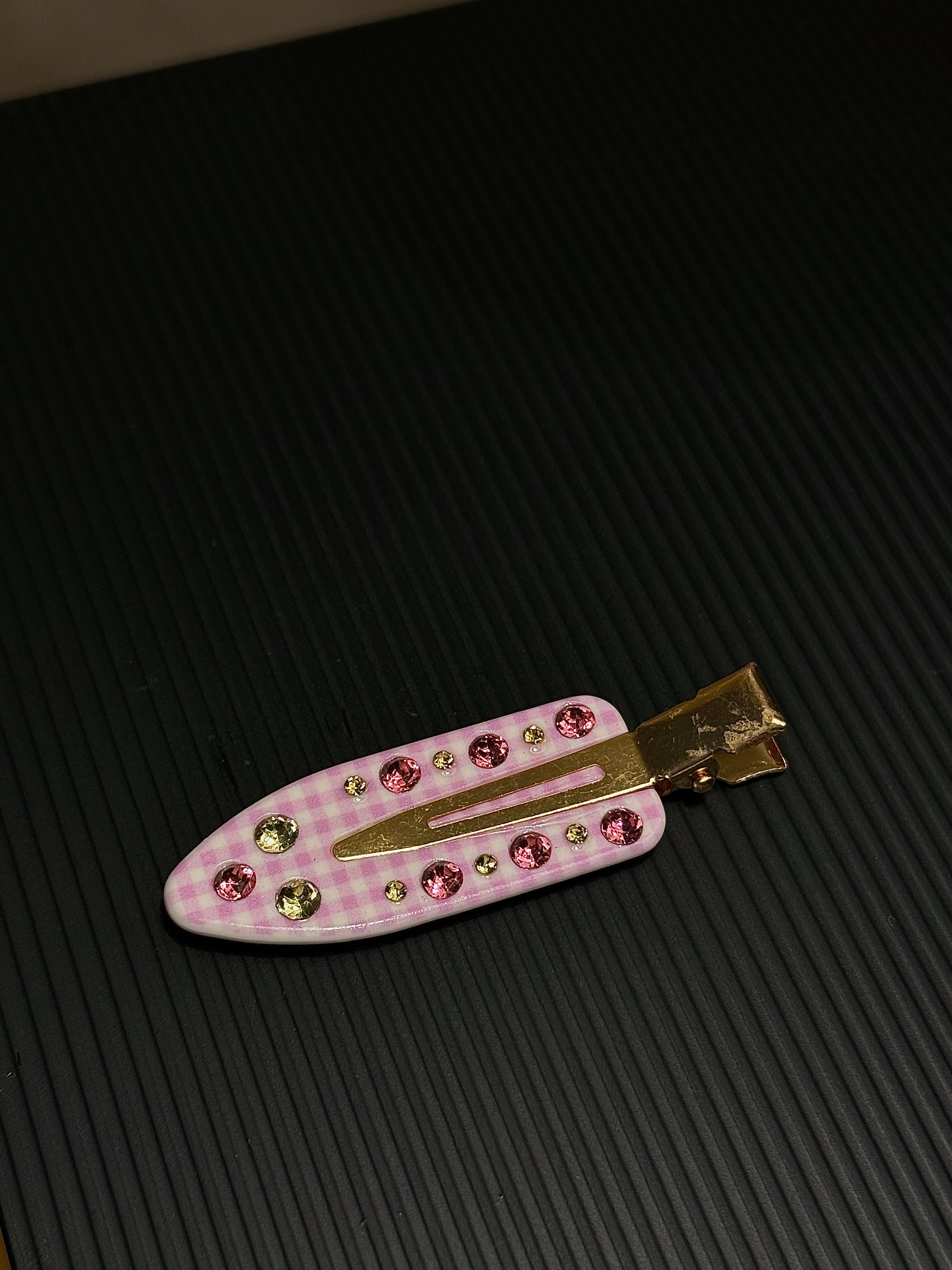 Plaid Flat Barrette